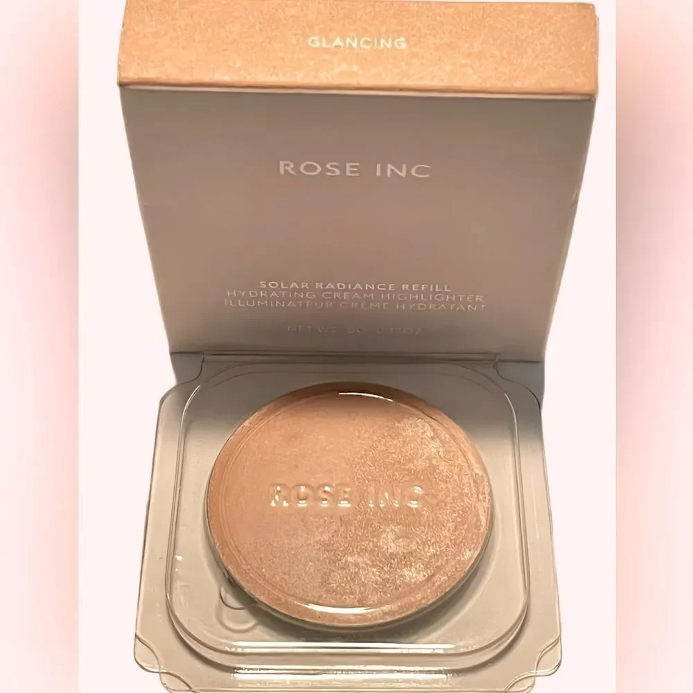 ROSE INC SOLAR RADIANCE REFILLS HYDRATING CREAM HIGHLIGHTER GLANCING + PRISMATIC